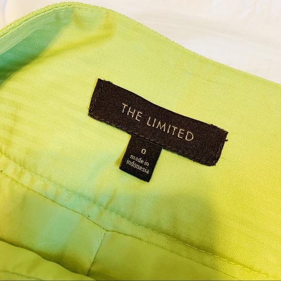The Limited Lime Green Pencil Skirt - Size 0 - Picture 3 of 6